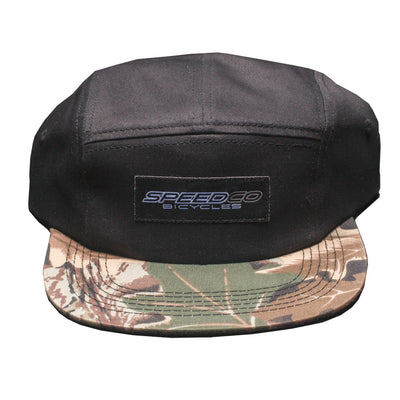SpeedCo "Speedbro" 5-Panel Hat - Black & Camo