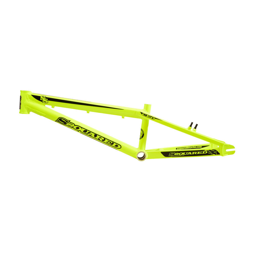 SSquared CEO V3 BMX Race Frame Fluorescent Yellow at J R Bicycles