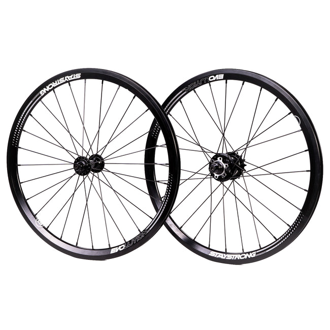 Stay Strong Disc Evolution Mini BMX Race Wheelset-20x1 1/8&quot; - 1