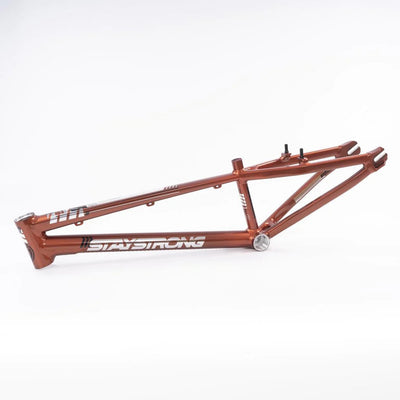 Stay Strong For Life V4 Alloy BMX Race Frame-Copper