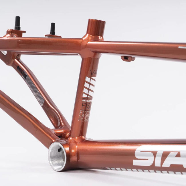 Stay Strong For Life V4 Alloy BMX Race Frame-Copper - 6