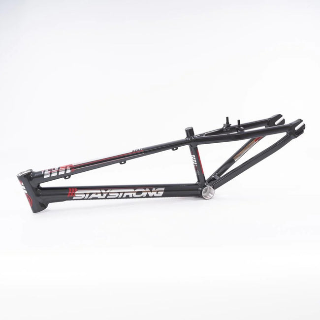 Stay Strong For Life V4 Alloy BMX Race Frame-Grey/Silver - 1