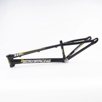 Stay Strong For Life V4 Disc Alloy BMX Race Frame-Black/Silver