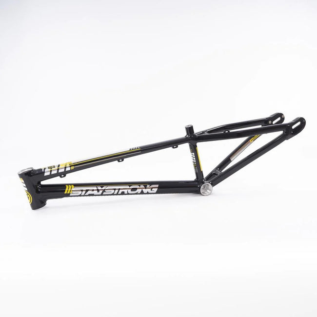 Stay Strong For Life V4 Disc Alloy BMX Race Frame-Black/Silver - 1