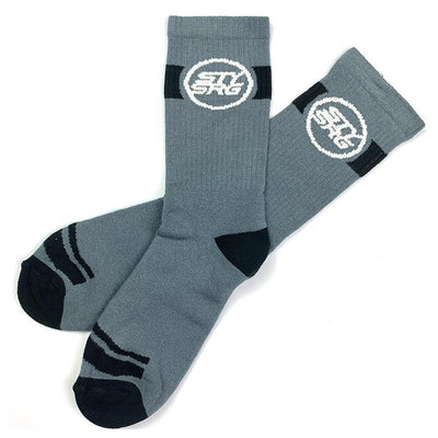 Stay Strong Icon Socks-Grey