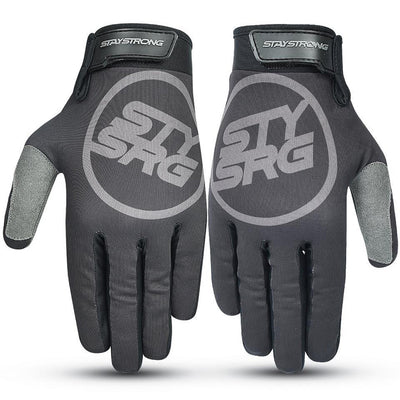 Stay Strong Staple 3 BMX Race Gloves-Black