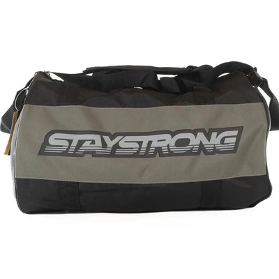 Stay Strong Word Duffle Bag-Black