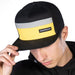 Stay Strong Block Snapback Hat-Black/Yellow - 1