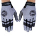 Stay Strong Chevron BMX Race Gloves-Grey - 1