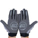 Stay Strong Chevron BMX Race Gloves-Grey - 2