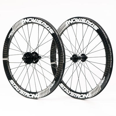 Stay Strong DVSN V3 Carbon Disc Mini BMX Race Wheelset-20x1 1/8"