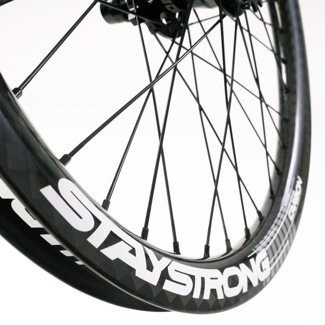 Stay Strong DVSN V3 Carbon Disc Pro BMX Race Wheelset-20x1.75&quot; - 3