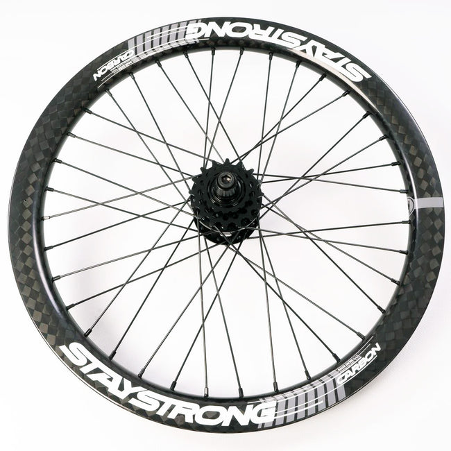 Stay Strong DVSN V3 Carbon Disc Pro BMX Race Wheelset-20x1.75&quot; - 7
