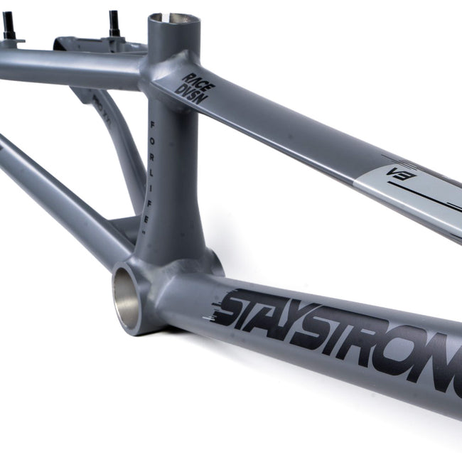 Stay Strong For Life V3 Alloy BMX Race Frame-Stealth - 4
