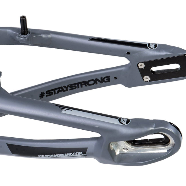 Stay Strong For Life V3 Alloy BMX Race Frame-Stealth - 5