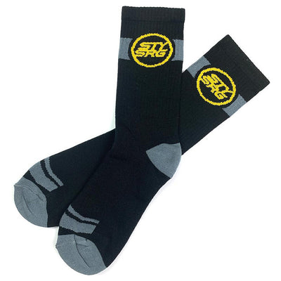 Stay Strong Icon Socks-Black
