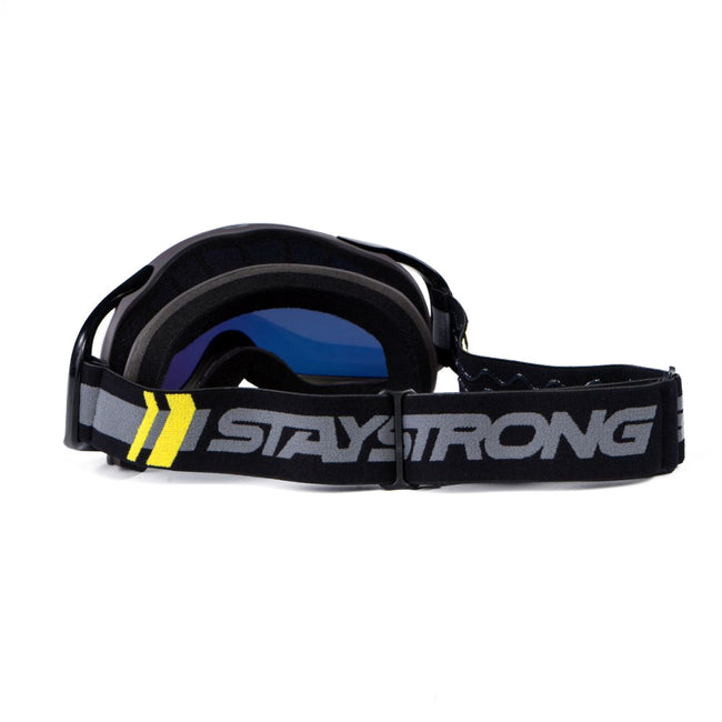Stay Strong Race DVSN BMX Goggles-Black/Grey - 3