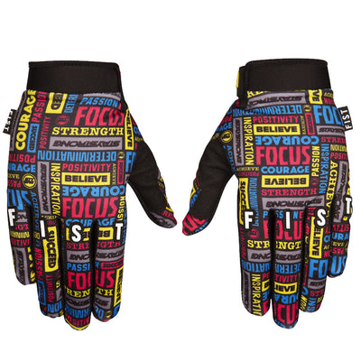 Stay Strong x Fist Stength In Your Hands BMX Race Gloves