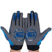 Stay Strong Tricolor BMX Race Gloves-Blue - 2