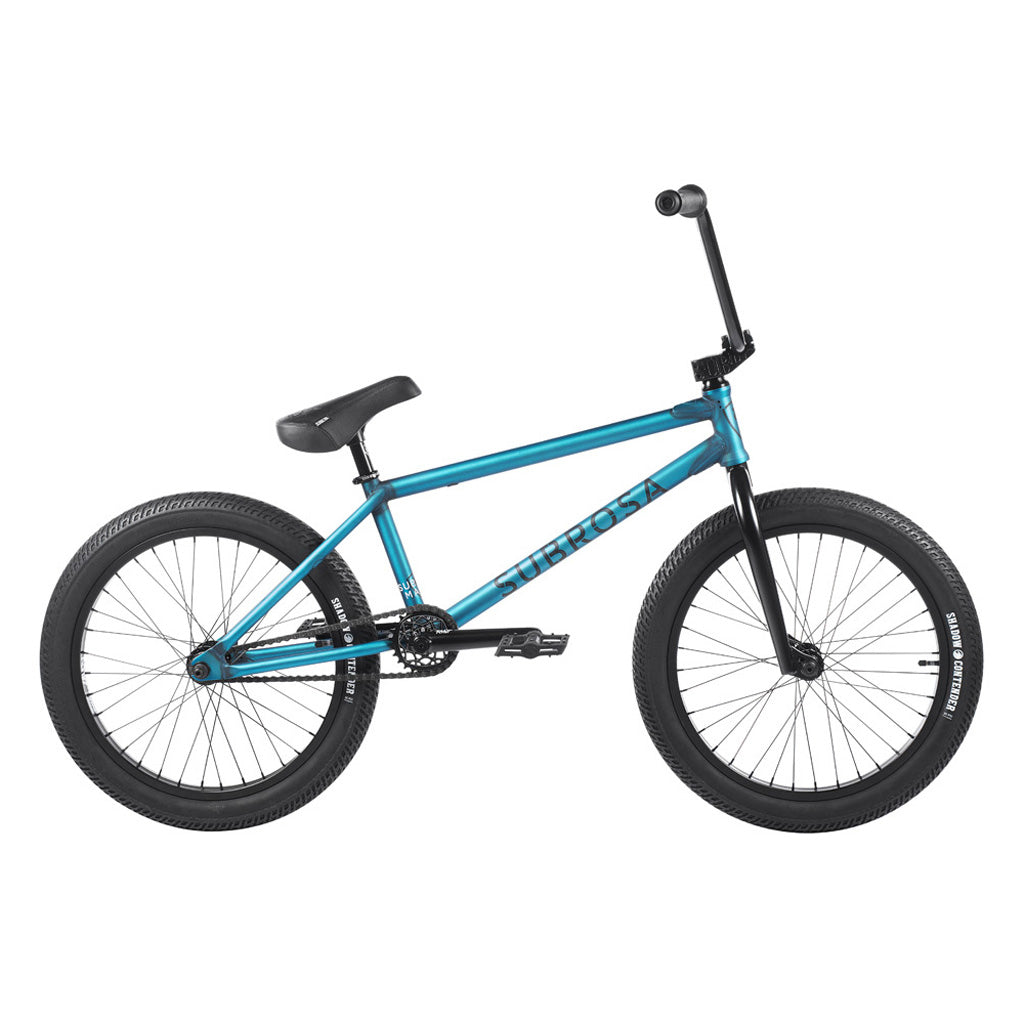 Subrosa 2022 Malum 21-inch TT BMX Freestyle Bike-Matte Trans Teal
