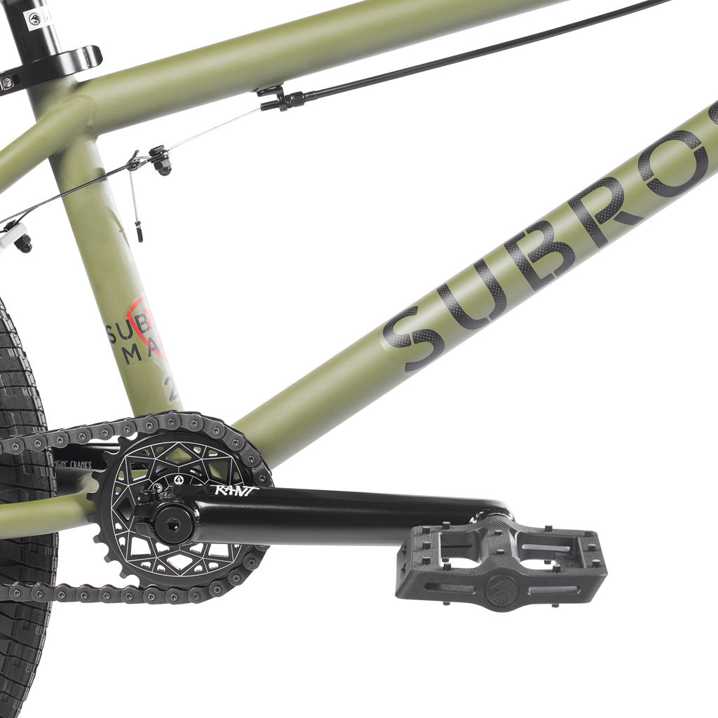 Subrosa 2022 Malum 22-inch BMX Freestyle Bike-Army Green – J&R