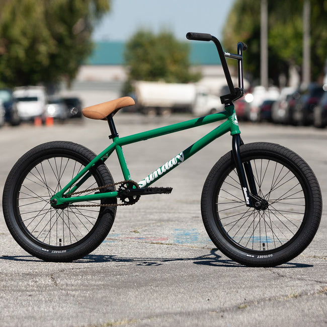 Sunday Forecaster 20.75&quot;TT BMX Freestyle Bike-Gloss Hunter Green-Alec Siemon Signature - 2