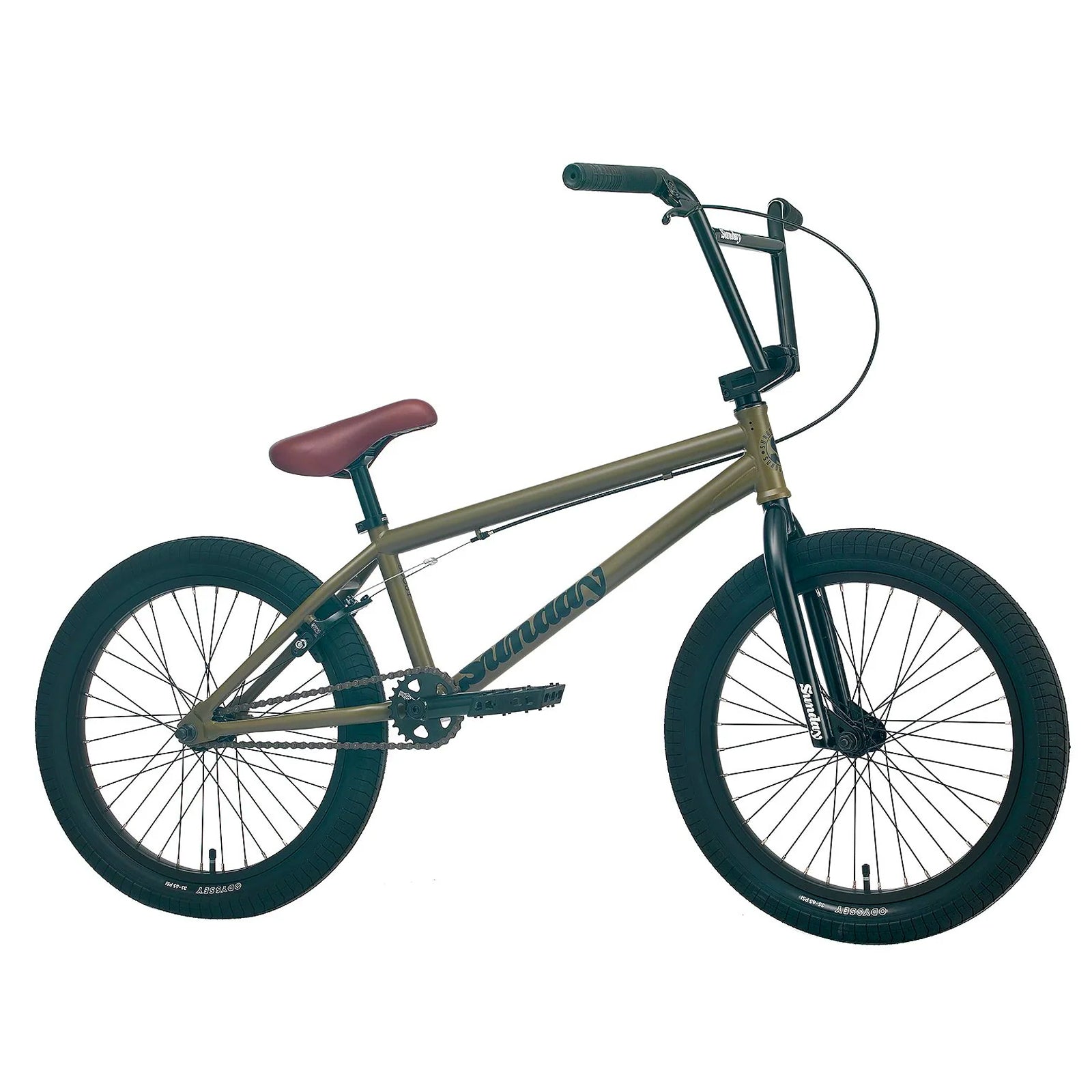 Sunday Scout 21inch TT BMX Freestyle Bike-Matte Army Green – J&R