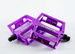 Tangent Platform Pedals-Purple Chrome - 2