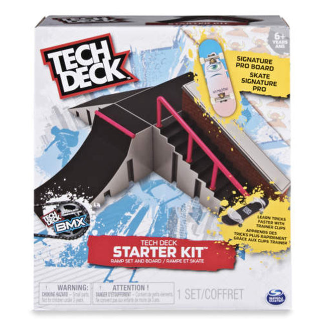 Tech Deck Starter Kit with Ramp and Board - 1