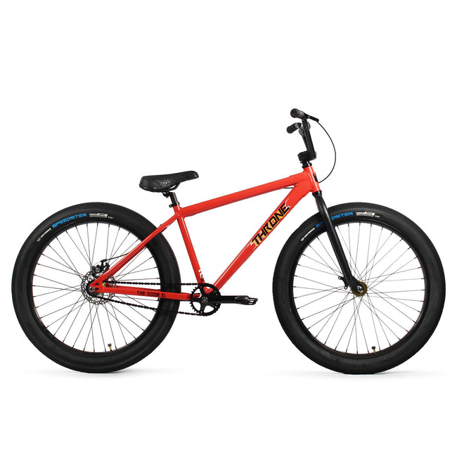 Throne Cycles The Goon XL 27.5+&quot; BMX Freestyle Bike-Fire Orange - 16