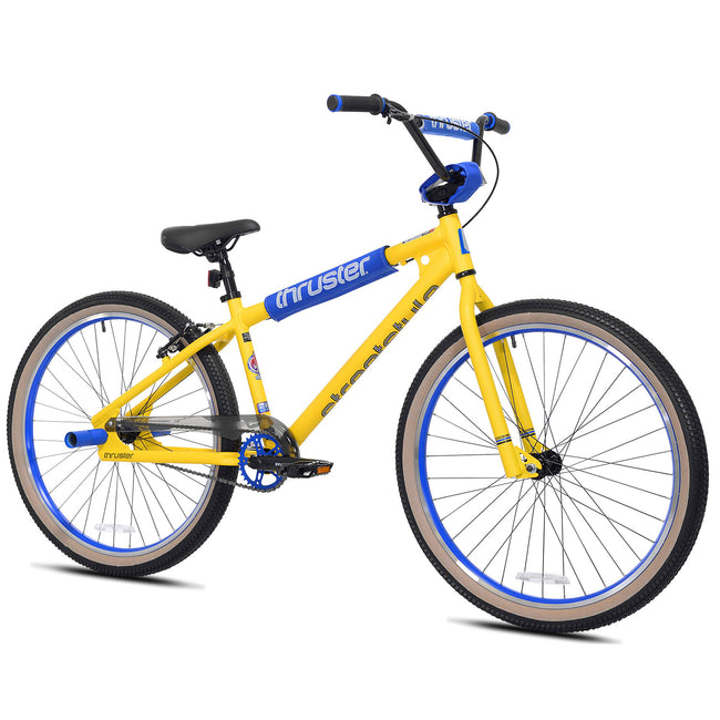 Thruster Street Style 26&quot; BMX Freestyle Bike-Satin Yellow - 1