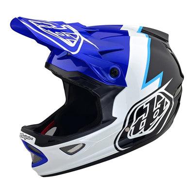 Troy Lee Designs D3 Fiberlite BMX Race Helmet-Volt Blue