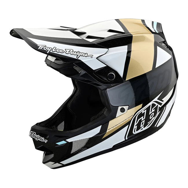 Troy Lee D4 Carbon BMX Race Helmet-Team Gold - 1
