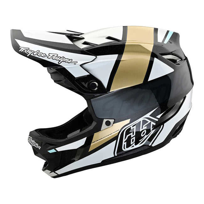 Troy Lee D4 Carbon BMX Race Helmet-Team Gold - 2