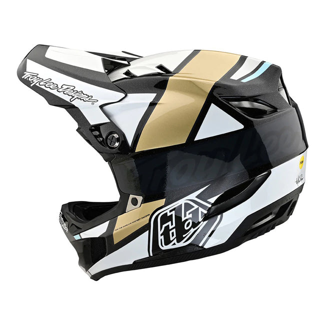 Troy Lee D4 Carbon BMX Race Helmet-Team Gold - 3
