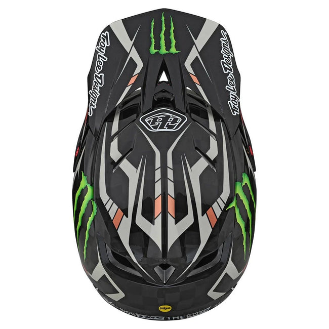 Troy Lee Designs D4 Carbon MIPS Monster BMX Race Helmet-Black - 5