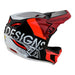 Troy Lee Designs D4 Composite BMX Race Helmet-Qualifier Silver/Red - 5