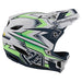 Troy Lee Designs D4 Composite BMX Race Helmet-Volt White - 5