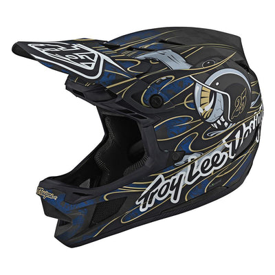 Troy Lee Designs D4 Carbon BMX Race Helmet-Ltd. Ed. Eyeball Blue