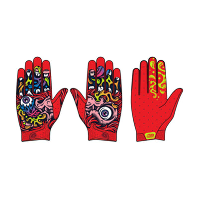 Troy Lee Designs Air BMX Race Gloves-Bigfoot-Red/Navy