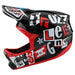 Troy Lee Designs D3 Fiberlite Anarchy BMX Race Helmet-Black - 2