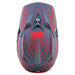 Troy Lee Designs D3 Fiberlite Spiderstripe BMX Race Helmet-Gray/Red - 8