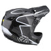 Troy Lee Designs D4 Carbon Lines BMX Race Helmet-Black/Gray - 5