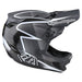 Troy Lee Designs D4 Carbon Lines BMX Race Helmet-Black/Gray - 6