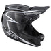 Troy Lee Designs D4 Carbon Lines BMX Race Helmet-Black/Gray - 7