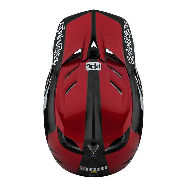 Troy Lee Designs D4 Carbon MIPS Corsa Sram BMX Race Helmet-Red - 3