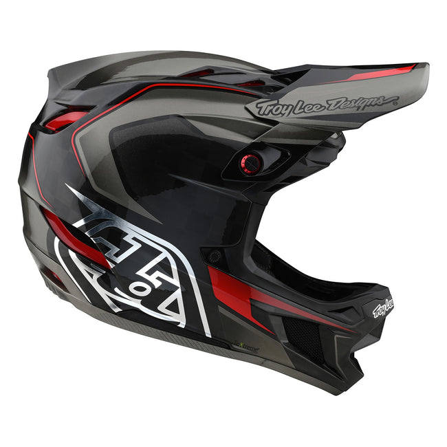 Troy Lee Designs D4 Carbon MIPS Exile BMX Race Helmet-Gray - 3