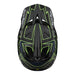 Troy Lee Designs D4 Carbon MIPS Graph BMX Race Helmet-Gray/Green - 3