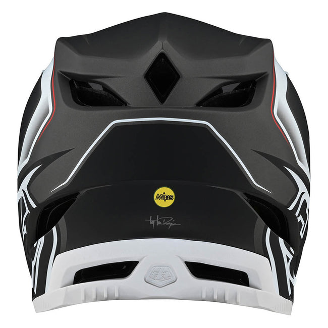 Troy Lee Designs D4 Composite MIPS Exile BMX Race Helmet-Black - 3