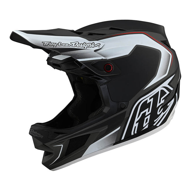 Troy Lee Designs D4 Composite MIPS Exile BMX Race Helmet-Black - 5